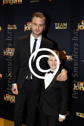 Amsterdam 19 december 2016 
Premiere onze Jongens in Tuschinski. Jim  Bakkum met Matheu Hintzen