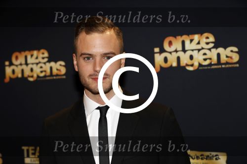 Amsterdam 19 december 2016 
Premiere onze Jongens in Tuschinski. Jim  Bakkum met zijn vrouw Bettina Holwerda