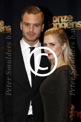 Amsterdam 19 december 2016 
Premiere onze Jongens in Tuschinski. Jim  Bakkum met zijn vrouw Bettina Holwerda