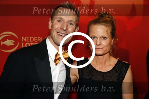 Amsterdam 21 december 2016
Sportman en sportvrouw van het jaar verkiezing tijdens het sportgala in de RAI.
Jochem Uytdehaage met partner