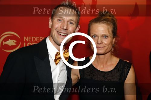 Amsterdam 21 december 2016
Sportman en sportvrouw van het jaar verkiezing tijdens het sportgala in de RAI.
Jochem Uytdehaage met partner