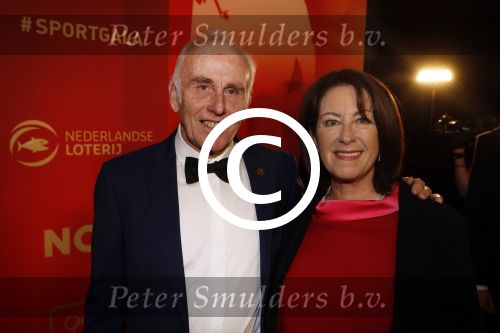 Amsterdam 21 december 2016
Sportman en sportvrouw van het jaar verkiezing tijdens het sportgala in de RAI.
Joop Zoetemelk met partner