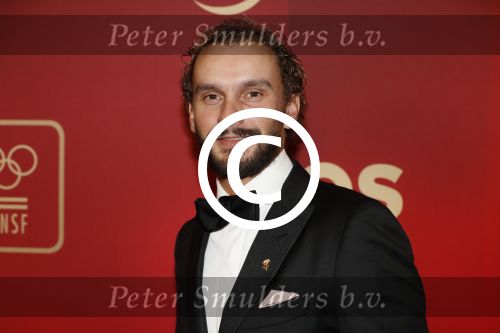 Amsterdam 21 december 2016
Sportman en sportvrouw van het jaar verkiezing tijdens het sportgala in de RAI. Joost Luiten met zijn vriendin
