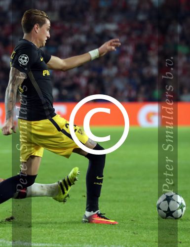 Eindhoven, 13 September 2016
PSV-Atletico Madrid, eindstand 0-1 
Eerste wedstrijd voorronde CL Seizoen 2016-2017
Jose Maria Gimenez