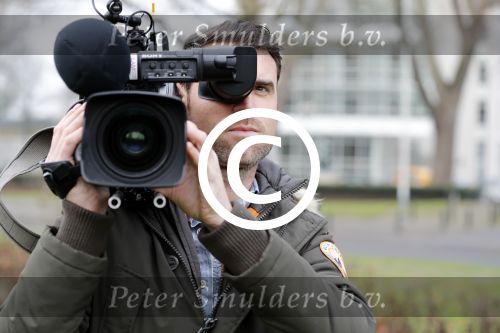 Amsterdam 14 december 2016
Verslaggever Marius Looijmans met cameraman Kees Aantjes van SBS6