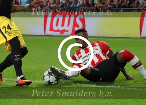 Eindhoven, 13 September 2016
PSV-Atletico Madrid, eindstand 0-1 
Eerste wedstrijd voorronde CL Seizoen 2016-2017
Luciano Narsingh