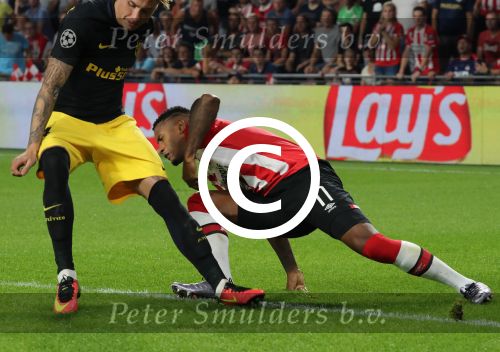 Eindhoven, 13 September 2016
PSV-Atletico Madrid, eindstand 0-1 
Eerste wedstrijd voorronde CL Seizoen 2016-2017
Luciano Narsingh