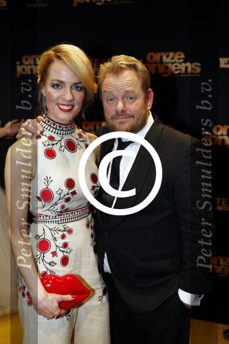 Amsterdam 19 december 2016 
Premiere onze Jongens in Tuschinski. Martijn Fischer met ilse Warringa