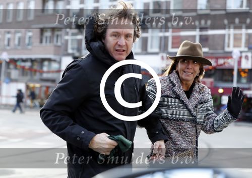 Amsterdam 24 december 2016 
Nada v Nie met Frank Bakker waar ze vorige week mee getrouwd is.
