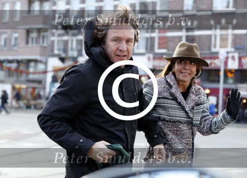 Amsterdam 24 december 2016 
Nada v Nie met Frank Bakker waar ze vorige week mee getrouwd is.