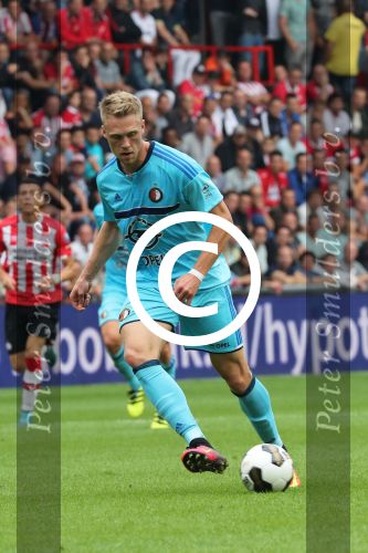 Eindhoven, 18 September 2016 PSV-Feyenoord, eindstand 0-1 Kompetitie Seizoen 2016-2017.
Nicolai Jorgensen