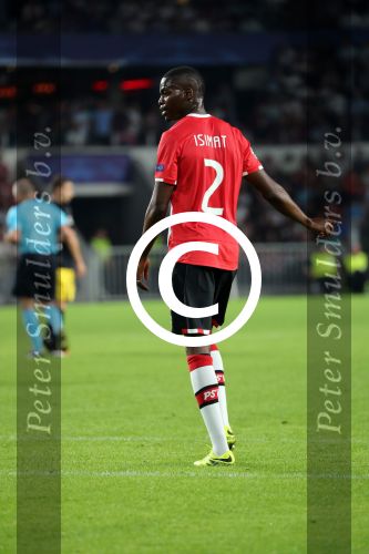 Eindhoven, 13 September 2016
PSV-Atletico Madrid, eindstand 0-1 
Eerste wedstrijd voorronde CL Seizoen 2016-2017
Nicolas Isimat-Mirin