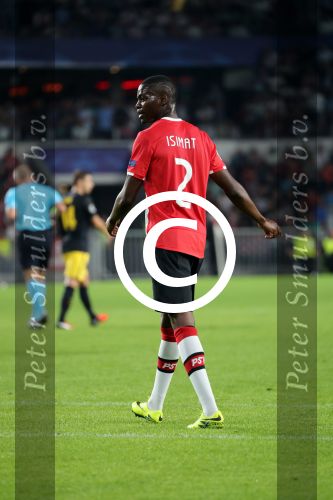 Eindhoven, 13 September 2016
PSV-Atletico Madrid, eindstand 0-1 
Eerste wedstrijd voorronde CL Seizoen 2016-2017
Nicolas Isimat-Mirin