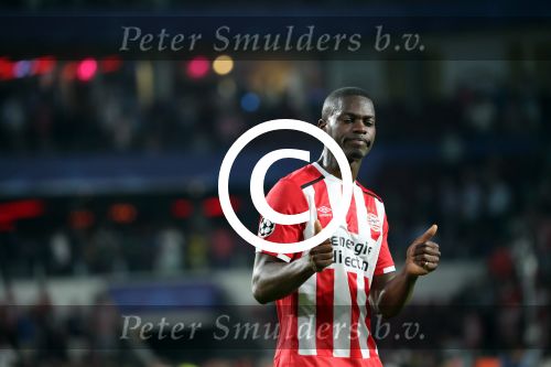 Eindhoven, 13 September 2016
PSV-Atletico Madrid, eindstand 0-1 
Eerste wedstrijd voorronde CL Seizoen 2016-2017
Nicolas Isimat-Mirin
