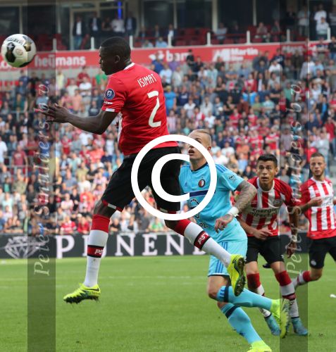 Eindhoven, 18 September 2016 PSV-Feyenoord, eindstand 0-1 Kompetitie Seizoen 2016-2017.
Nicolas Isimat-Mirin