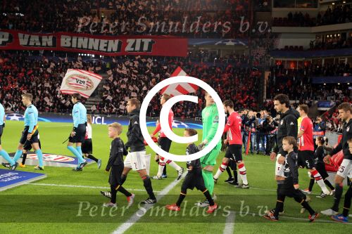 Eindhoven, 1 November 2016
4e wedstrijd voorronde Champions Leaugue seizoen 2016/2017
PSV-Bayern Munchen, eindstand 1-2
