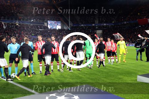 Eindhoven, 1 November 2016
4e wedstrijd voorronde Champions Leaugue seizoen 2016/2017
PSV-Bayern Munchen, eindstand 1-2
