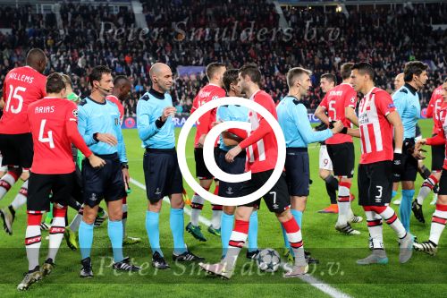 Eindhoven, 1 November 2016
4e wedstrijd voorronde Champions Leaugue seizoen 2016/2017
PSV-Bayern Munchen, eindstand 1-2