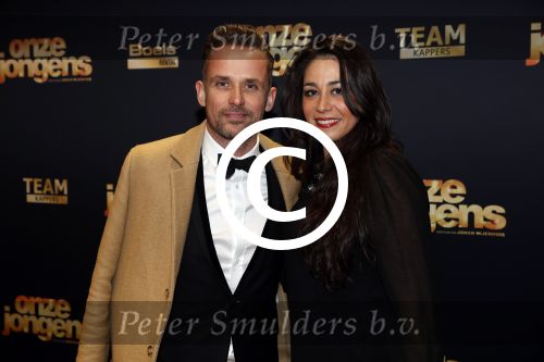 Amsterdam 19 december 2016 
Premiere onze Jongens in Tuschinski. patrick Martens met een vriendin