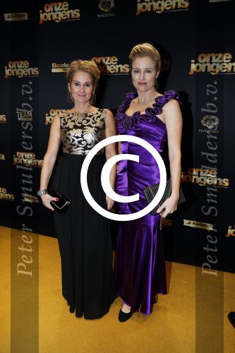 Amsterdam 19 december 2016 
Premiere onze Jongens in Tuschinski. Peggy Vrijens met Marit v Bohemen