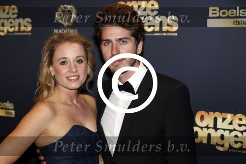 Amsterdam 19 december 2016 
Premiere onze Jongens in Tuschinski.Dorian Bindels en Piek v d Kaaden