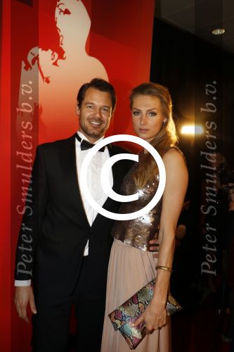Amsterdam 21 december 2016
Sportman en sportvrouw van het jaar verkiezing tijdens het sportgala in de RAI.
Reinder Nummerdor en partner Manon Flier