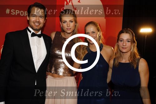 Amsterdam 21 december 2016
Sportman en sportvrouw van het jaar verkiezing tijdens het sportgala in de RAI.
Reinder Nummerdor en partner Manon Flier