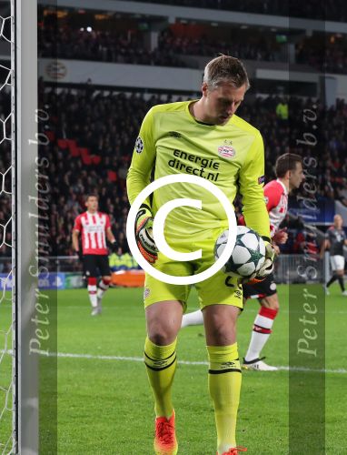 Eindhoven, 1 November 2016
4e wedstrijd voorronde Champions Leaugue seizoen 2016/2017
PSV-Bayern Munchen, eindstand 1-2
Remko Pasveer