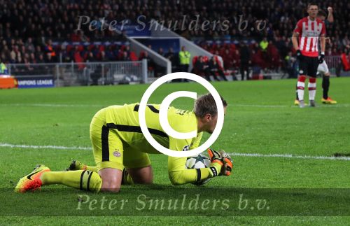 Eindhoven, 1 November 2016
4e wedstrijd voorronde Champions Leaugue seizoen 2016/2017
PSV-Bayern Munchen, eindstand 1-2
Remko Pasveer