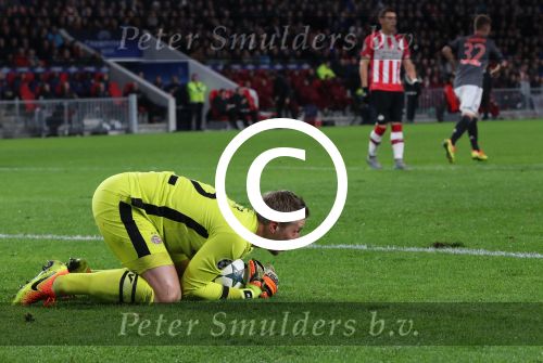 Eindhoven, 1 November 2016
4e wedstrijd voorronde Champions Leaugue seizoen 2016/2017
PSV-Bayern Munchen, eindstand 1-2
Remko Pasveer