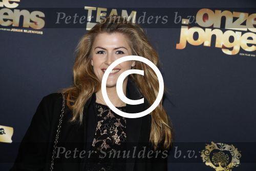 Amsterdam 19 december 2016 
Premiere onze Jongens in Tuschinski. Renee Gunning