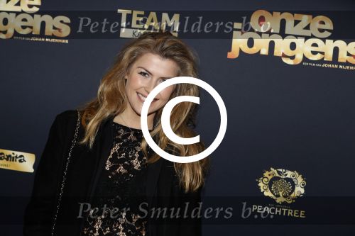 Amsterdam 19 december 2016 
Premiere onze Jongens in Tuschinski. Renee Gunning