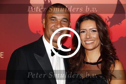 Amsterdam 21 december 2016
Sportman en sportvrouw van het jaar verkiezing tijdens het sportgala in de RAI. Ruud Gullit met vriendin Karin de Rooij