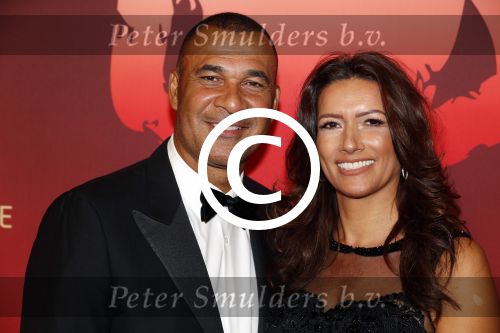 Amsterdam 21 december 2016
Sportman en sportvrouw van het jaar verkiezing tijdens het sportgala in de RAI. Ruud Gullit met vriendin Karin de Rooij