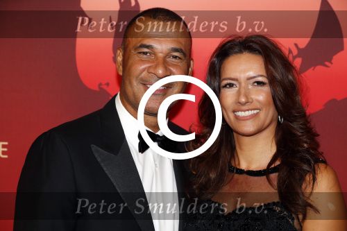 Amsterdam 21 december 2016
Sportman en sportvrouw van het jaar verkiezing tijdens het sportgala in de RAI. Ruud Gullit met vriendin Karin de Rooij