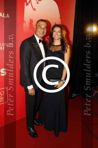 Amsterdam 21 december 2016
Sportman en sportvrouw van het jaar verkiezing tijdens het sportgala in de RAI. Ruud Gullit met vriendin Karin de Rooij