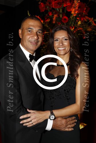Amsterdam 21 december 2016
Sportman en sportvrouw van het jaar verkiezing tijdens het sportgala in de RAI. Ruud Gullit met vriendin Karin de Rooij