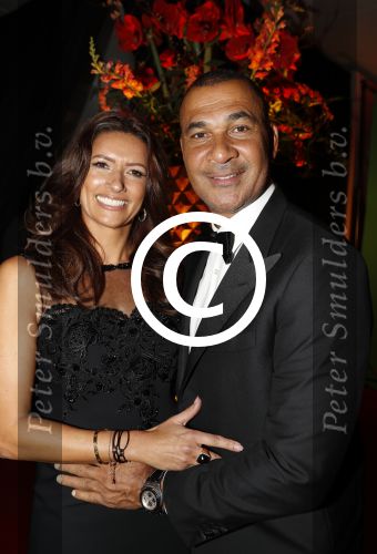 Amsterdam 21 december 2016
Sportman en sportvrouw van het jaar verkiezing tijdens het sportgala in de RAI. Ruud Gullit met vriendin Karin de Rooij