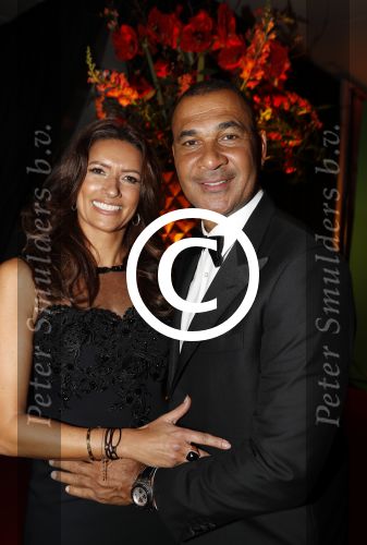 Amsterdam 21 december 2016
Sportman en sportvrouw van het jaar verkiezing tijdens het sportgala in de RAI. Ruud Gullit met vriendin Karin de Rooij
