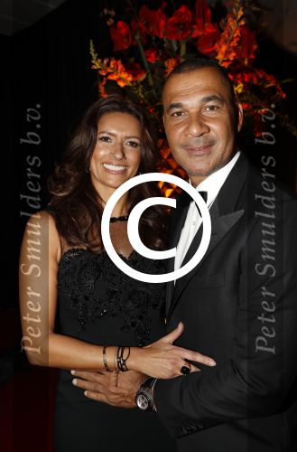 Amsterdam 21 december 2016
Sportman en sportvrouw van het jaar verkiezing tijdens het sportgala in de RAI. Ruud Gullit met vriendin Karin de Rooij