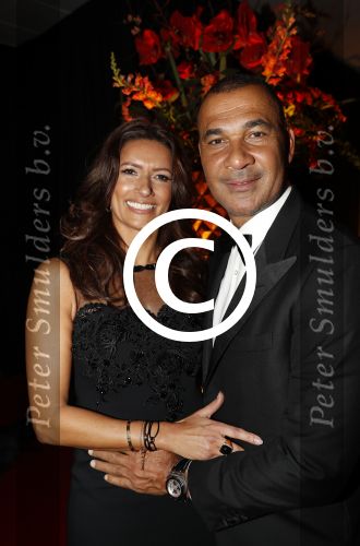 Amsterdam 21 december 2016
Sportman en sportvrouw van het jaar verkiezing tijdens het sportgala in de RAI. Ruud Gullit met vriendin Karin de Rooij