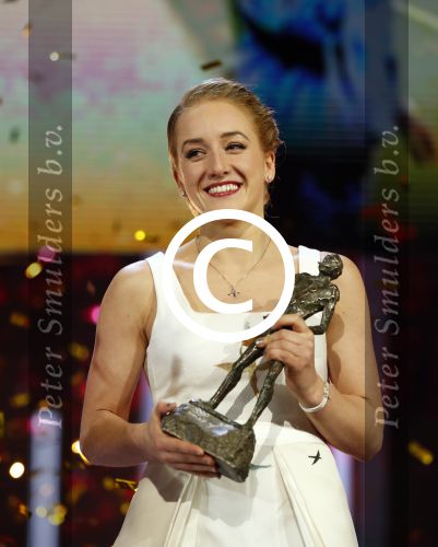 Amsterdam 21 december 2016
Sportman en sportvrouw van het jaar verkiezing tijdens het sportgala in de RAI. Lieke Sanne Vincent en moeder Gemma Wevers zijn aanwezig als Sanne sportvrouw van het jaar wordt