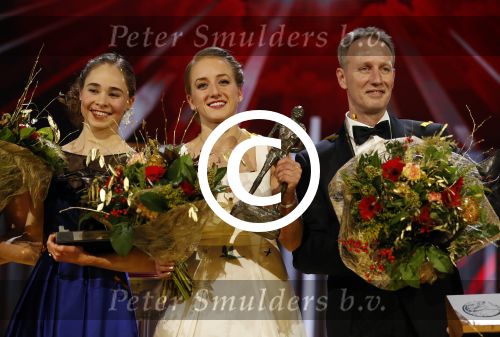 Amsterdam 21 december 2016
Sportman en sportvrouw van het jaar verkiezing tijdens het sportgala in de RAI. Lieke Sanne Vincent en moeder Gemma Wevers zijn aanwezig als Sanne sportvrouw van het jaar wordt