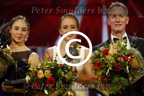 Amsterdam 21 december 2016
Sportman en sportvrouw van het jaar verkiezing tijdens het sportgala in de RAI. Lieke Sanne Vincent en moeder Gemma Wevers zijn aanwezig als Sanne sportvrouw van het jaar wordt