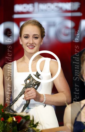 Amsterdam 21 december 2016
Sportman en sportvrouw van het jaar verkiezing tijdens het sportgala in de RAI. Lieke Sanne Vincent en moeder Gemma Wevers zijn aanwezig als Sanne sportvrouw van het jaar wordt