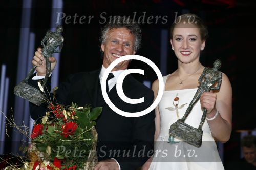 Amsterdam 21 december 2016
Sportman en sportvrouw van het jaar verkiezing tijdens het sportgala in de RAI. Lieke Sanne Vincent en moeder Gemma Wevers zijn aanwezig als Sanne sportvrouw van het jaar wordt. Jan Lammers