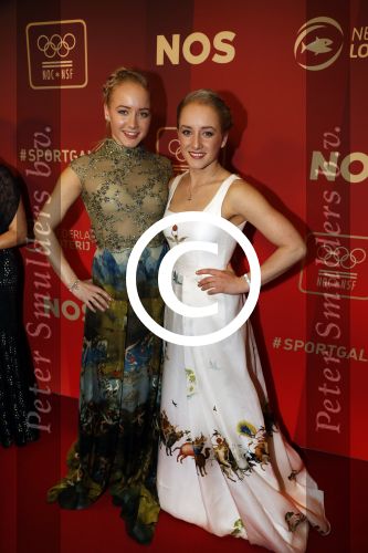 Amsterdam 21 december 2016
Sportman en sportvrouw van het jaar verkiezing tijdens het sportgala in de RAI. Lieke Sanne Vincent en moeder Gemma Wevers zijn aanwezig als Sanne sportvrouw van het jaar wordt