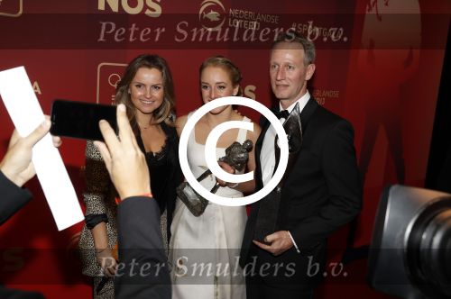 Amsterdam 21 december 2016
Sportman en sportvrouw van het jaar verkiezing tijdens het sportgala in de RAI. Lieke Sanne Vincent en moeder Gemma Wevers zijn aanwezig als Sanne sportvrouw van het jaar wordt