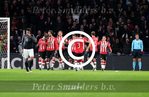 Eindhoven, 1 November 2016
4e wedstrijd voorronde Champions Leaugue seizoen 2016/2017
PSV-Bayern Munchen, eindstand 1-2
