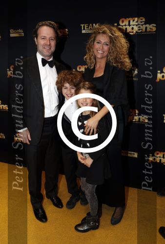 Amsterdam 19 december 2016 
Premiere onze Jongens in Tuschinski. Sharon Wins  met Ruben Troostwijk Zep en zijn zus